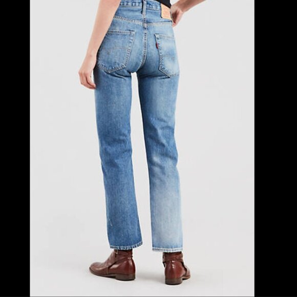 VINTAGE STRAIGHT 505 LEVI DENIM JEANS/ SIZE 12S/ LENGTH “28 - Picture 10 of 11